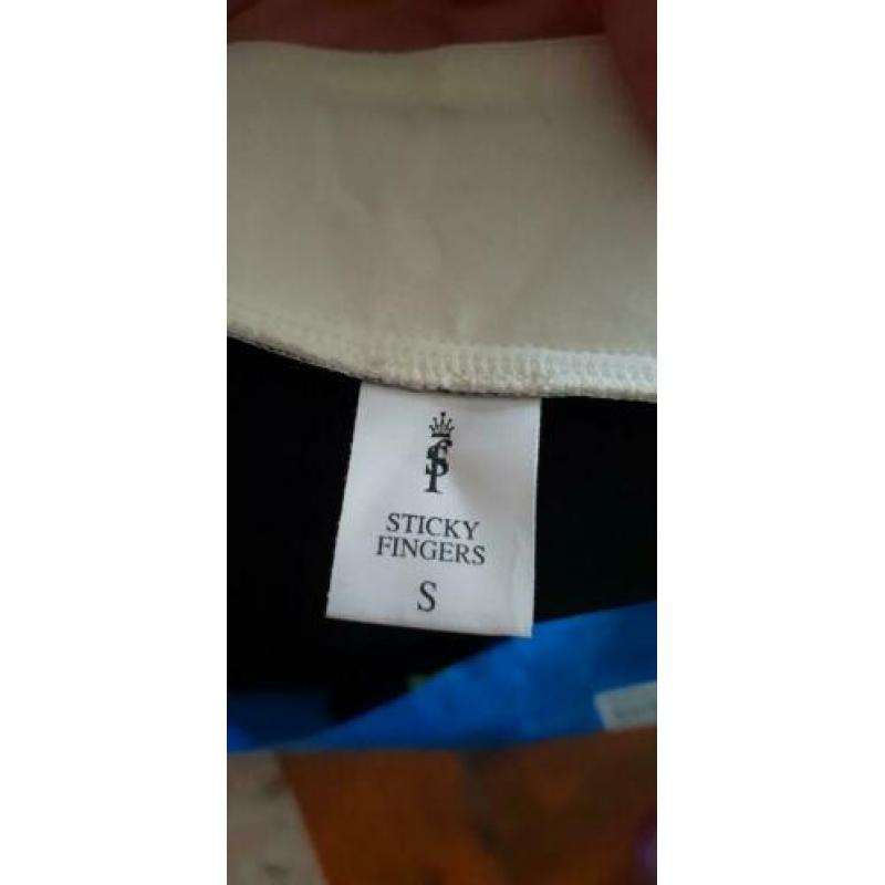 ZGAN zwarte STICKY FINGERS jurk mt S 36, jurkje zwart