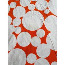 Lap retro stof polkadot stip uit grootmoeders kast