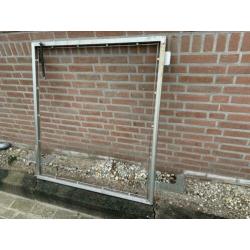 RVS Frame voor draaihekje / loopppoort