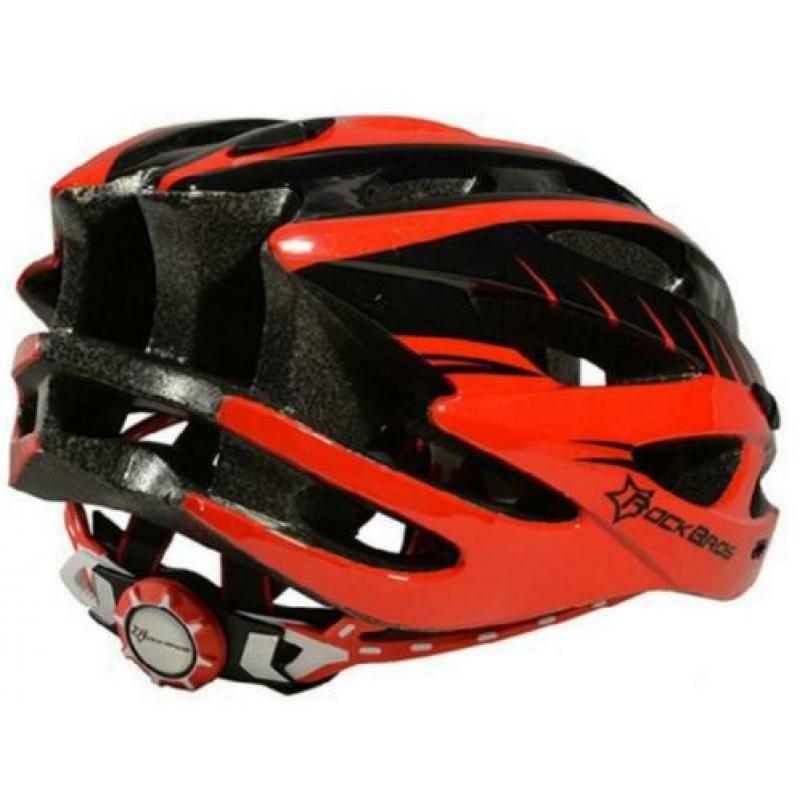 Fietshelm vizier wielrenhelm fiets racefiets mtb helm rood