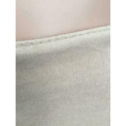 C236 Rene van der Wijck: beige rib-fluwelen rok Maat 36=S
