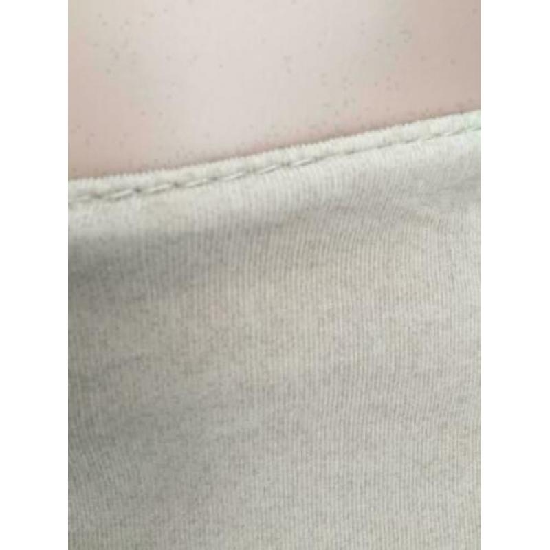 C236 Rene van der Wijck: beige rib-fluwelen rok Maat 36=S