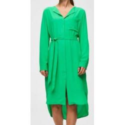 SELECTED FEMME prachtige groene Jurk (38) = maat 40 NIEUW