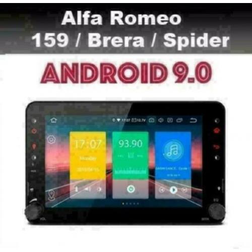 Alfa Romeo Brera 159 Spider navigatie wifi android 9.0 dab+