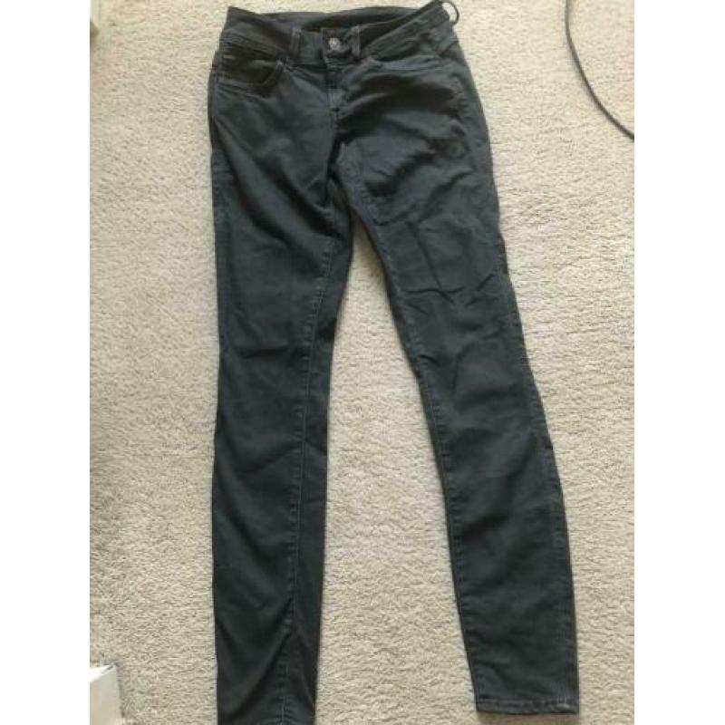 G-star donkergroen jeans 26-34 Gstar broek groen S