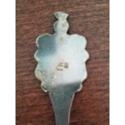 Verzilverd souvenir lepeltje uit Wenen