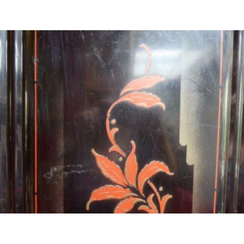 Art deco metalen haardscherm