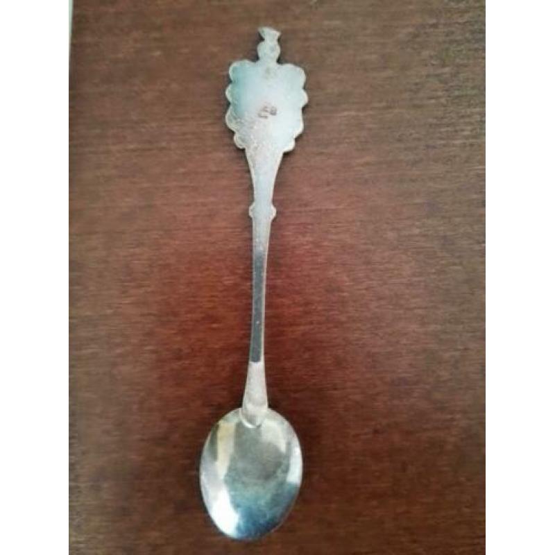 Verzilverd souvenir lepeltje uit Wenen