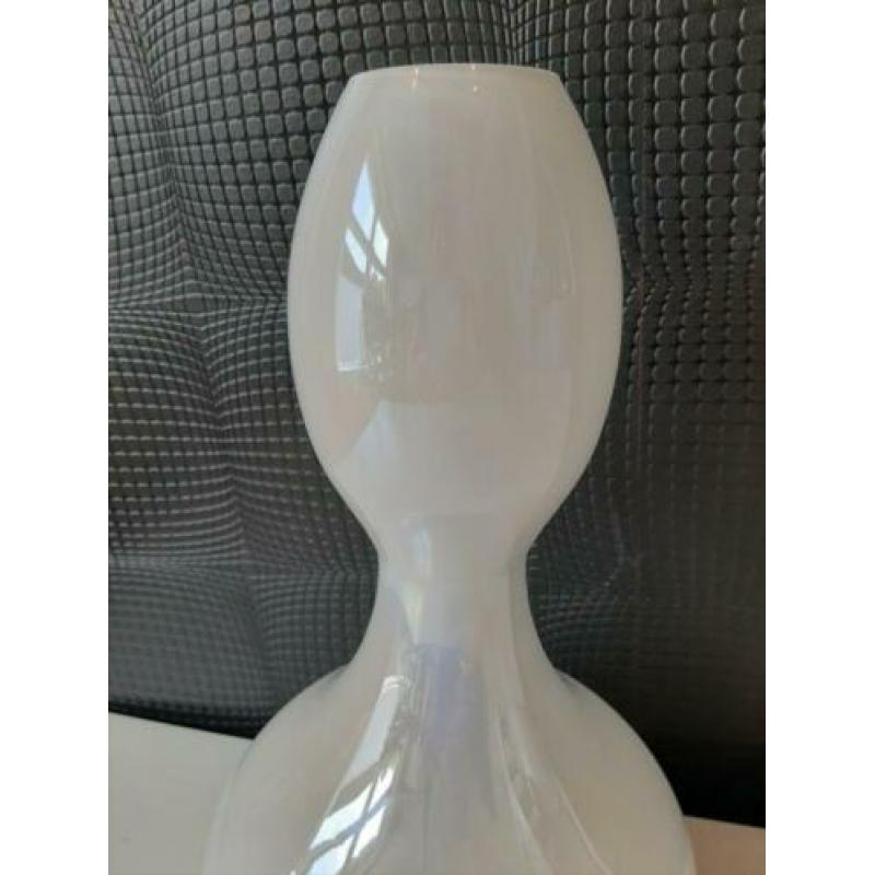 Luxe vaas met lichte parelmoer glans 37cm !