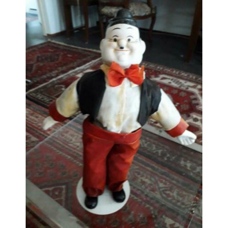 Olivier Hardy, porseleinen hoofd, handen en voeten 35 cm
