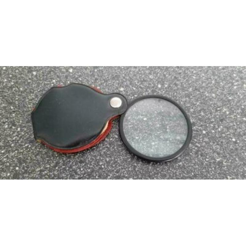 Vintage loep vergrootglas klein broekzak model 5,5 cm ??