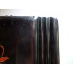 Art deco metalen haardscherm