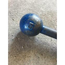 Vintage gietijzeren gewicht van 5 kg