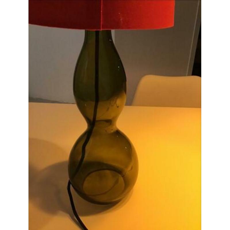 Rode tafellamp