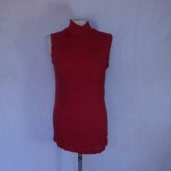 Rood mouwloos dames t-shirt.Mt L.Merk M&S Mode