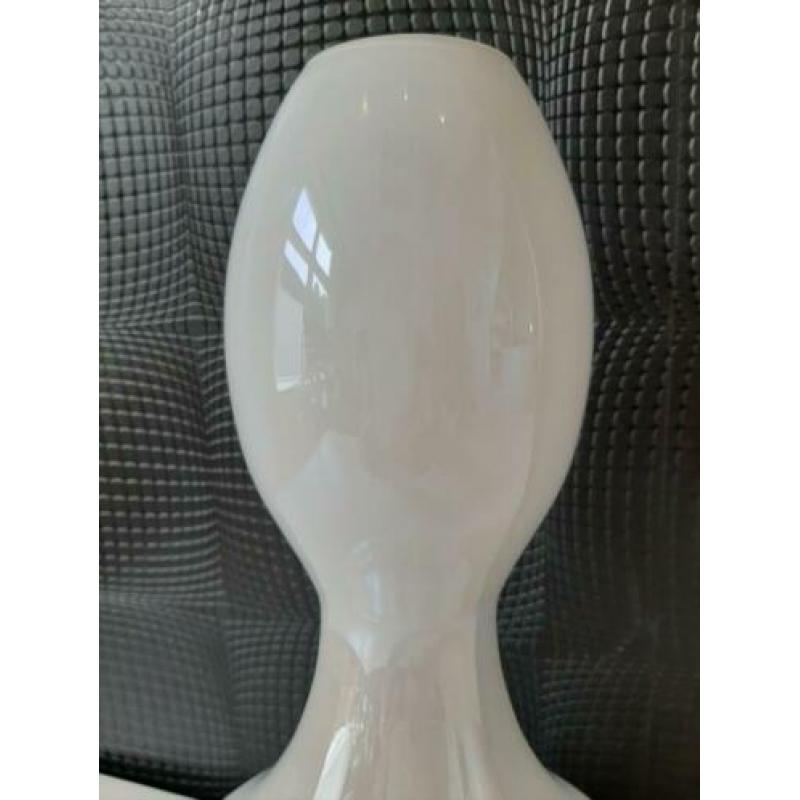 Luxe vaas met lichte parelmoer glans 37cm !