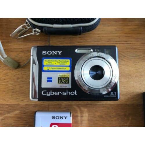 Sony DSC W90 digitale camera- Carl Zeiss lens - dockingstat.