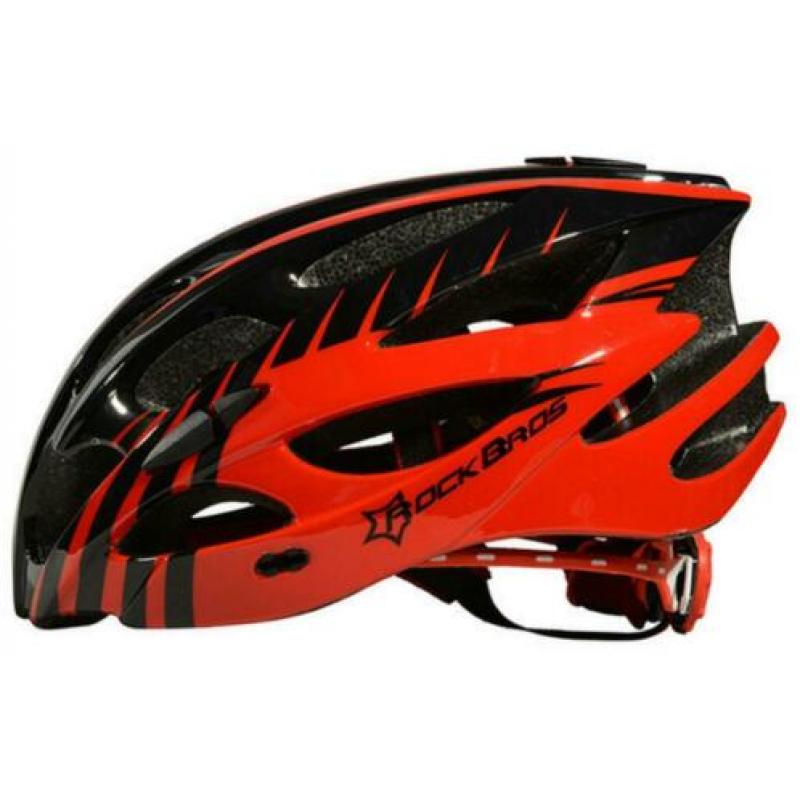 Fietshelm vizier wielrenhelm fiets racefiets mtb helm rood