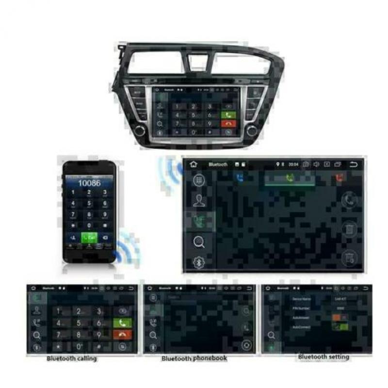 Hyundai i20 navigatie radio carkit dab+ wifi android 9.0 dvd