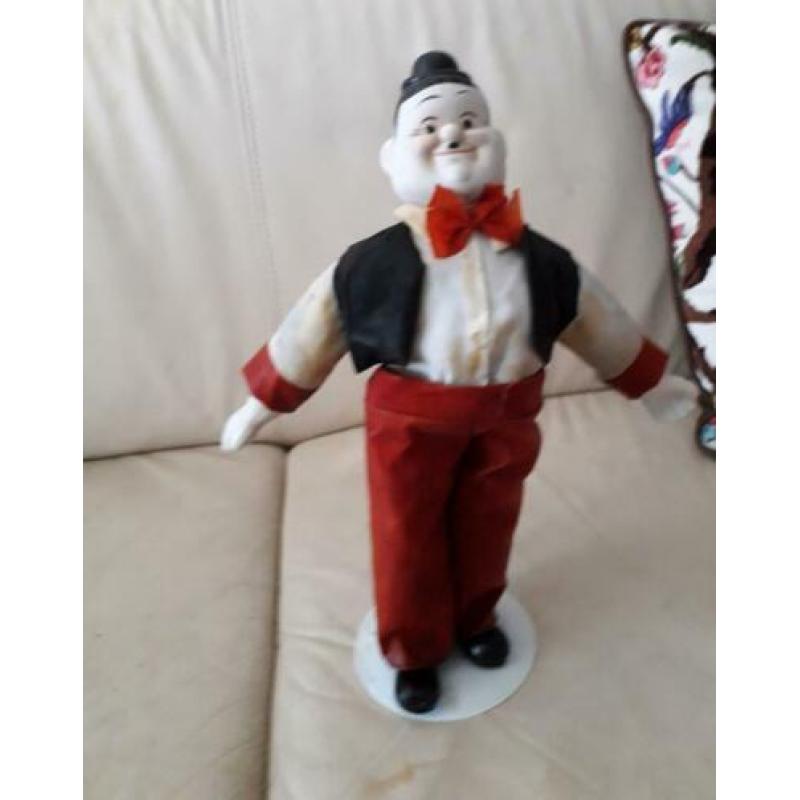 Olivier Hardy, porseleinen hoofd, handen en voeten 35 cm