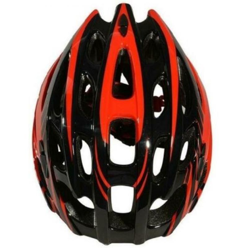 Fietshelm vizier wielrenhelm fiets racefiets mtb helm rood