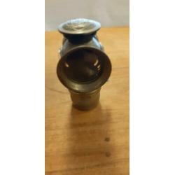 ouderwetse fietslamp jaren 1900 C.M.HALL KENOSHA.WIS.USA CO
