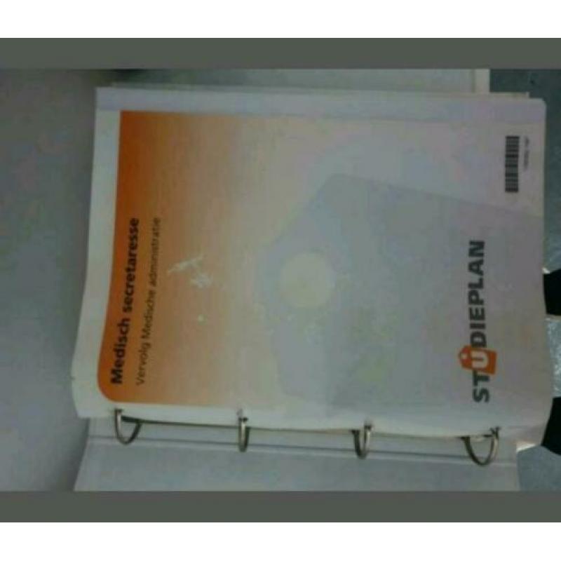 Studieplan mappen medische secretaresse