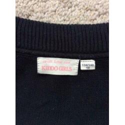 Maat 134/140 KIDDO GIRLS gebreid rokje donker blauw