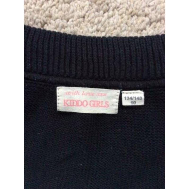 Maat 134/140 KIDDO GIRLS gebreid rokje donker blauw