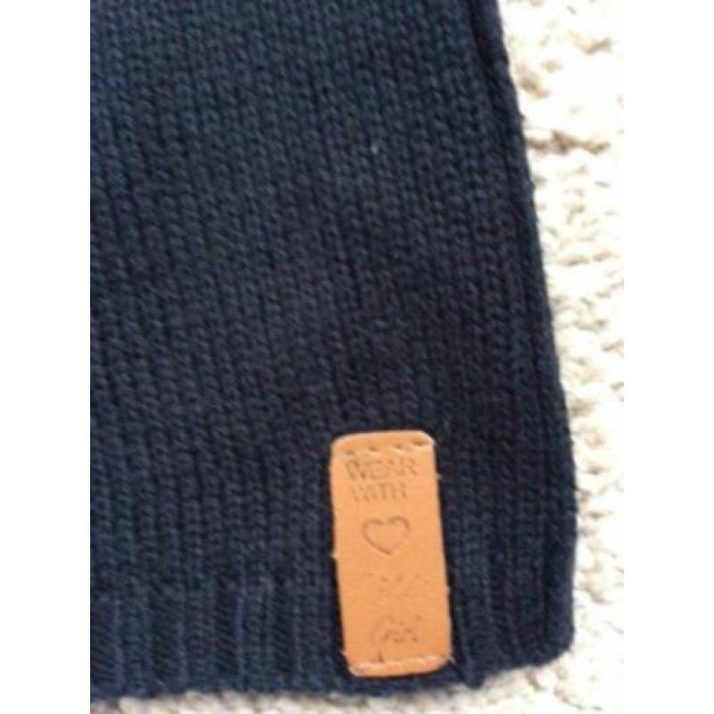 Maat 134/140 KIDDO GIRLS gebreid rokje donker blauw
