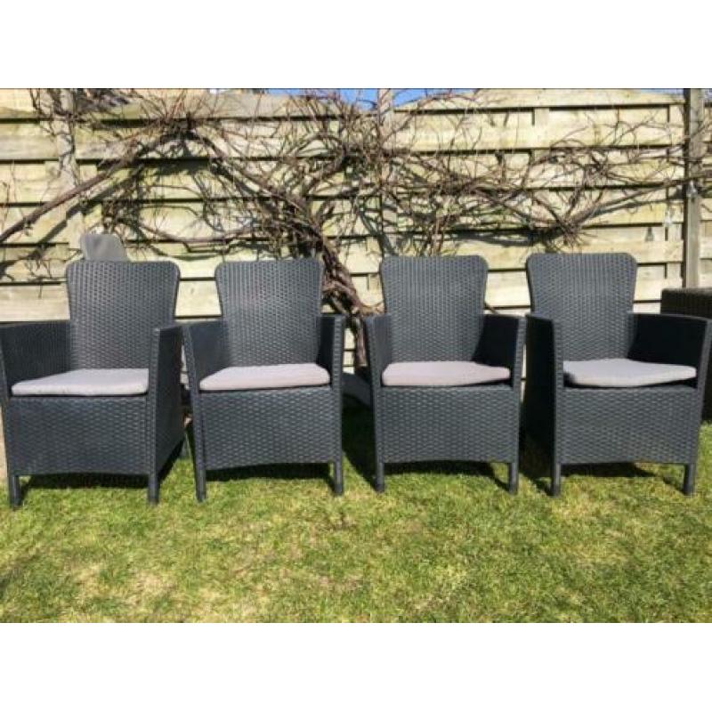 Tuintafel met stoelen