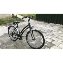 Dames fiets 6 versnellingen zwart citerra