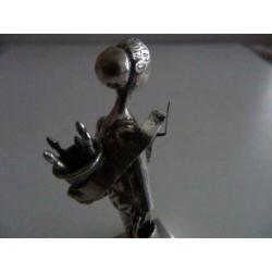 Miniatuur zilver AR11 vrouw emmers zilveren miniaturen