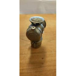 ouderwetse fietslamp jaren 1900 C.M.HALL KENOSHA.WIS.USA CO
