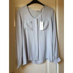 Blouse Lichtgrijs ARTICLES maat 44/46 NIEUW prijskaartje