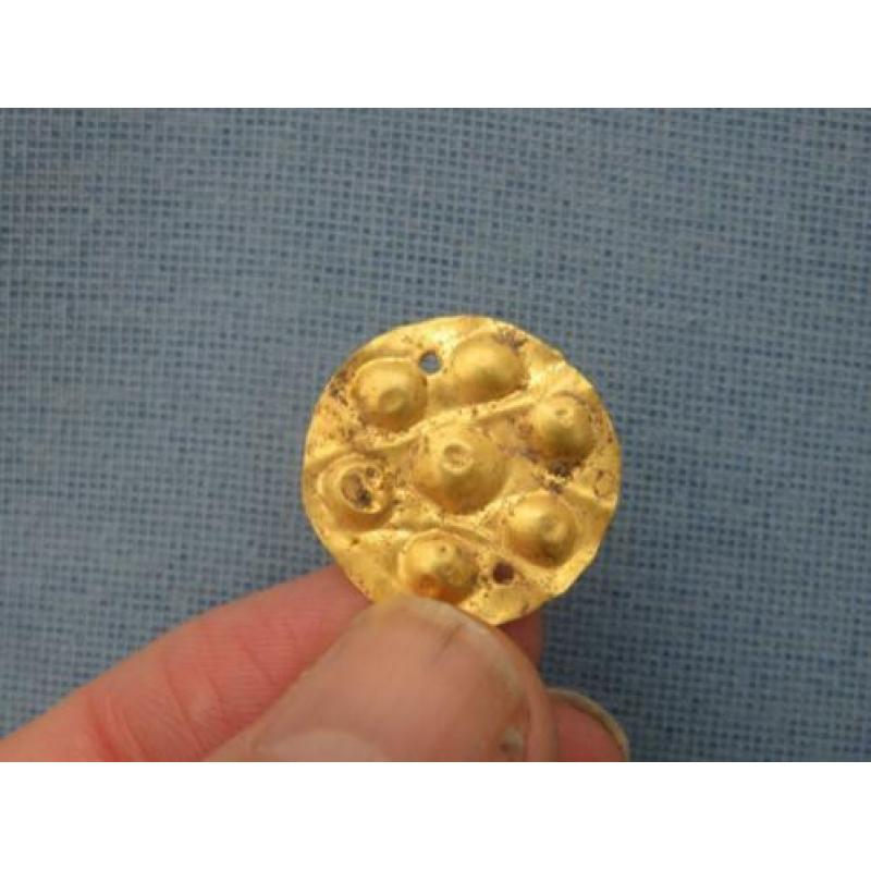 Keltisch gouden sierplaatje / geld lamel ca. 2300 jaar oud b