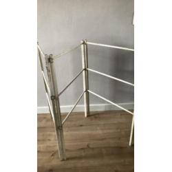 Brocante wasrek/ handdoekrek / keuken