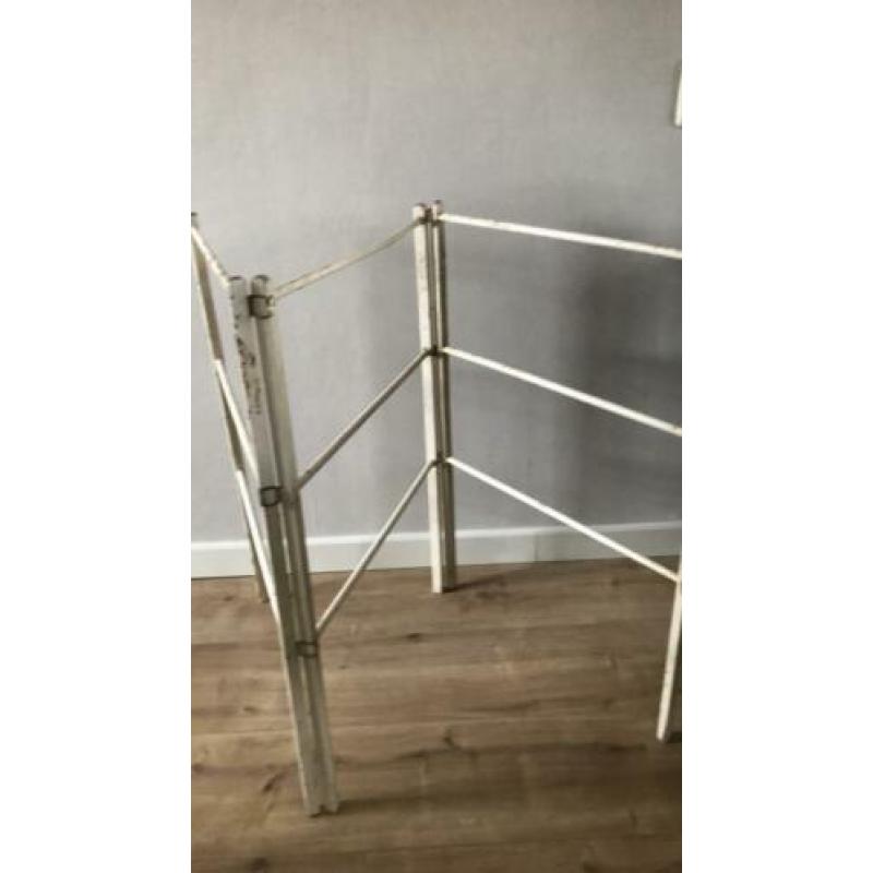 Brocante wasrek/ handdoekrek / keuken
