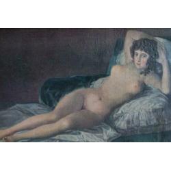 La maja desnuda naar Francisco Goya