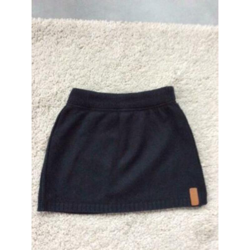 Maat 134/140 KIDDO GIRLS gebreid rokje donker blauw