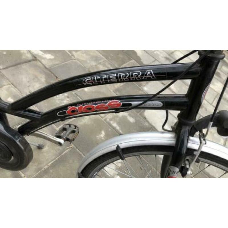 Dames fiets 6 versnellingen zwart citerra