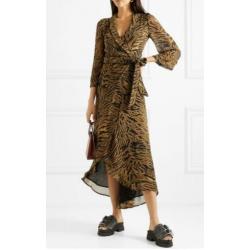 Ganni wrap dress jurk nieuw maat 36