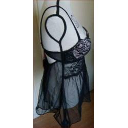 HUNKEMÖLLER slipdress + brazilian slip M (36/38)