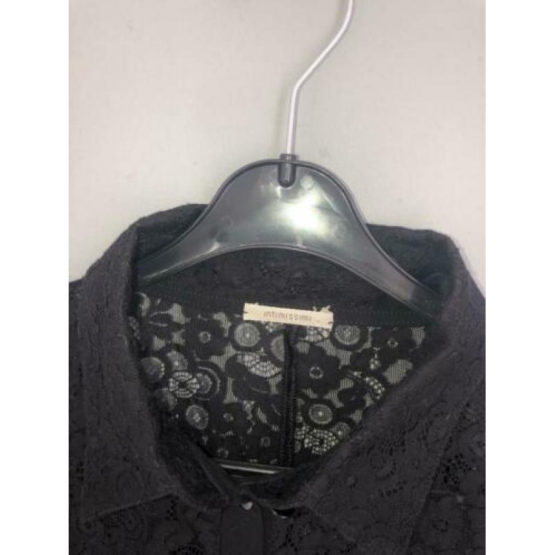 Intimisimi kanten vestje top blouse zwart M