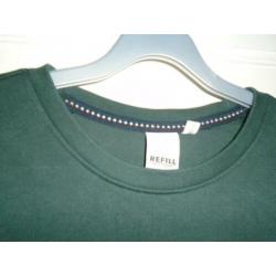 Refill Shoeby Leuke Groen Trui Shirt maat S-M ZGAN