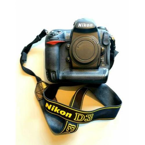 Nikon D3 body FX, in nieuwstaat: 20.000 clicks!