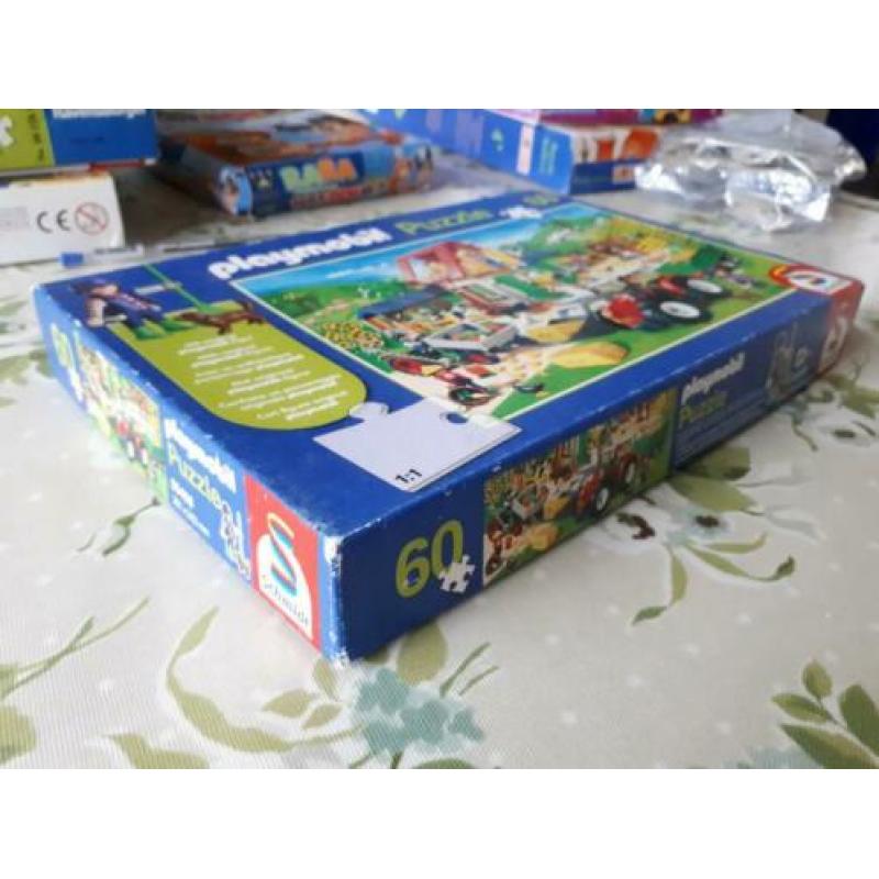 Playmobil puzzel Boerderij 60 stukjes 5+ van Schmidt