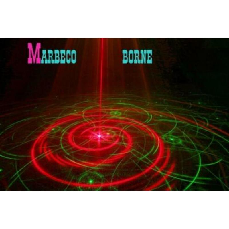 Titania Double Laser, licht effect, 200mW RG Gobo IRC