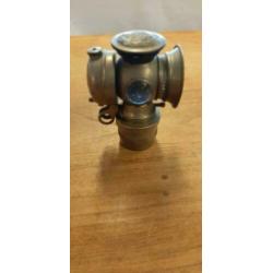 ouderwetse fietslamp jaren 1900 C.M.HALL KENOSHA.WIS.USA CO