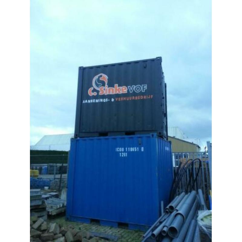 Opslagcontainer,Schaftwagen,te huur.